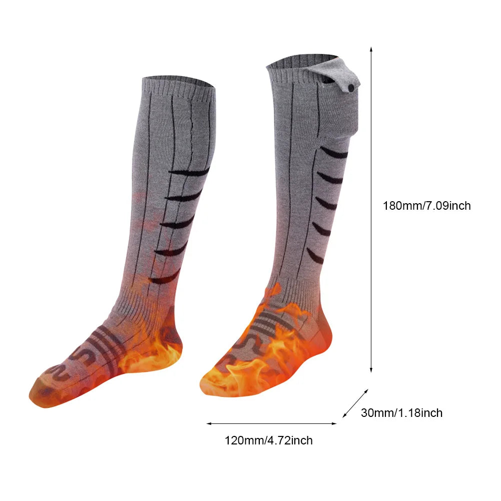 APWIKOGERH Electric Heating Socks for Winter Warmth