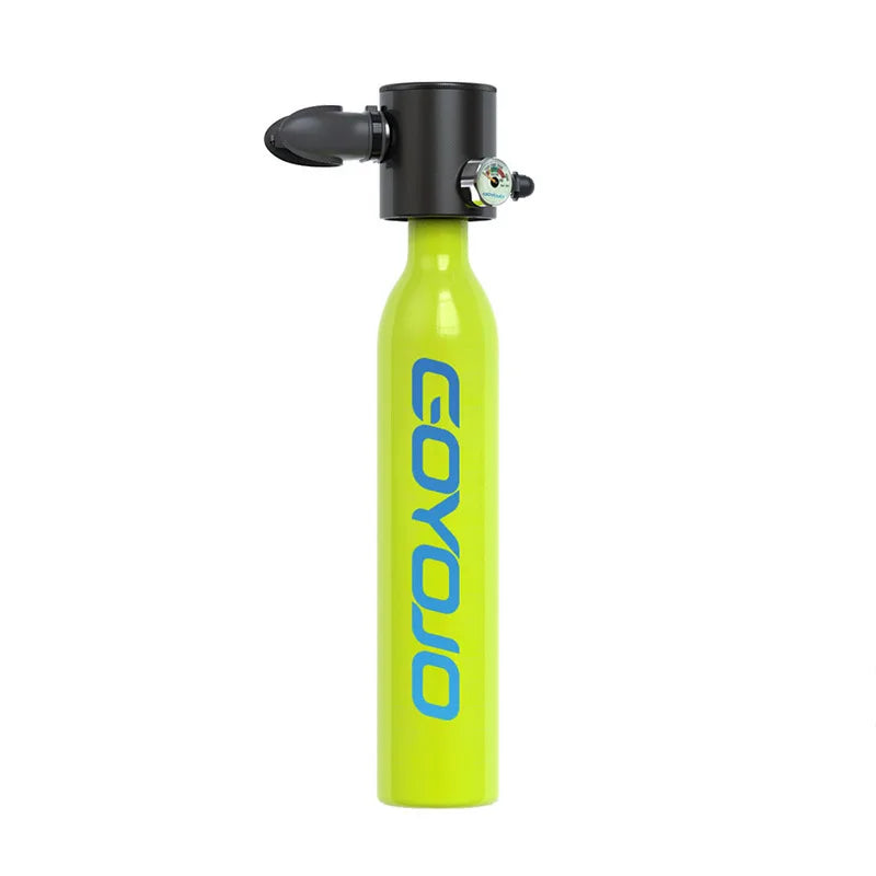 Mini Scuba Tank Diving Equipment Underwater Diving Cylinder Inflator 0.5L Outdoor Oxygen Tank 5-10 Minutes Spearfishing