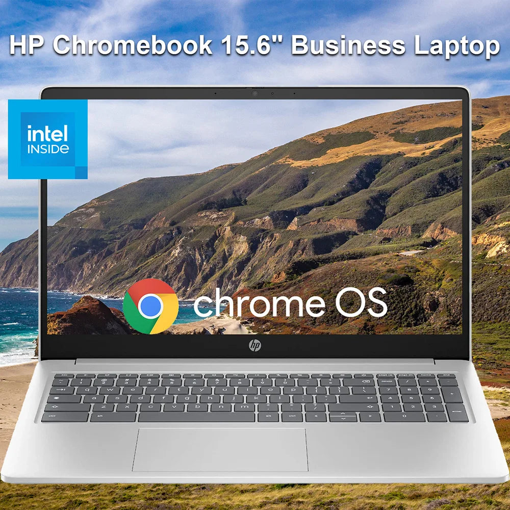 HP Chromebook Laptop With Intel N200 8GB RAM 320GB Storage