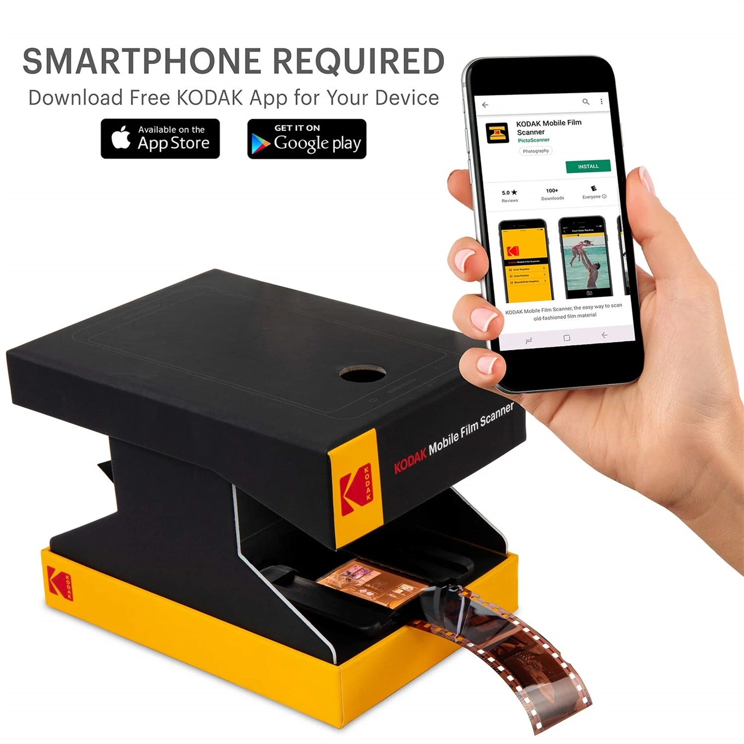 Kodak Mobile Film Scanner For Smartphone Slides And 35mm
