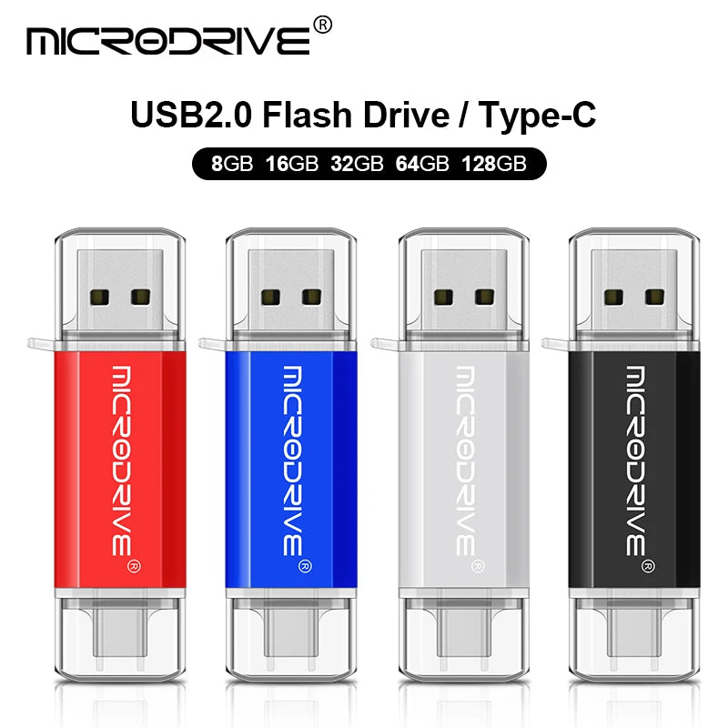MicroDrive USB C Flash Drive OTG For Android Smartphones