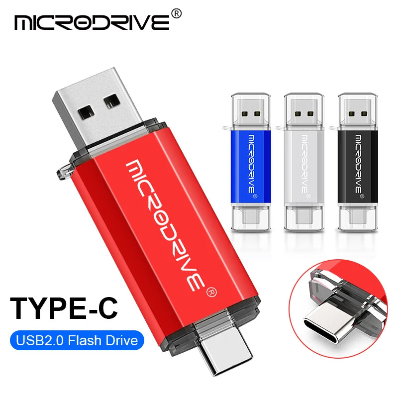 MicroDrive USB C Flash Drive OTG For Android Smartphones