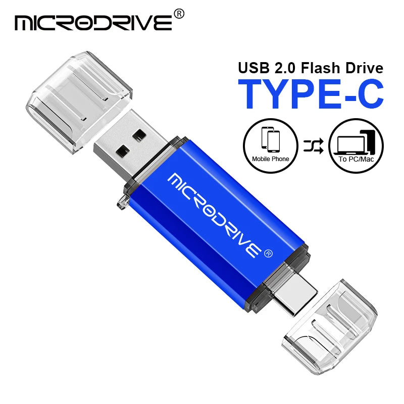 MicroDrive USB C Flash Drive OTG For Android Smartphones