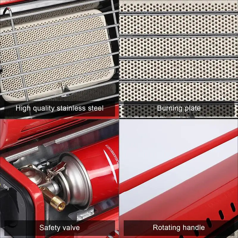 Outdoor Portable Electric Space Heater With Dual Modes