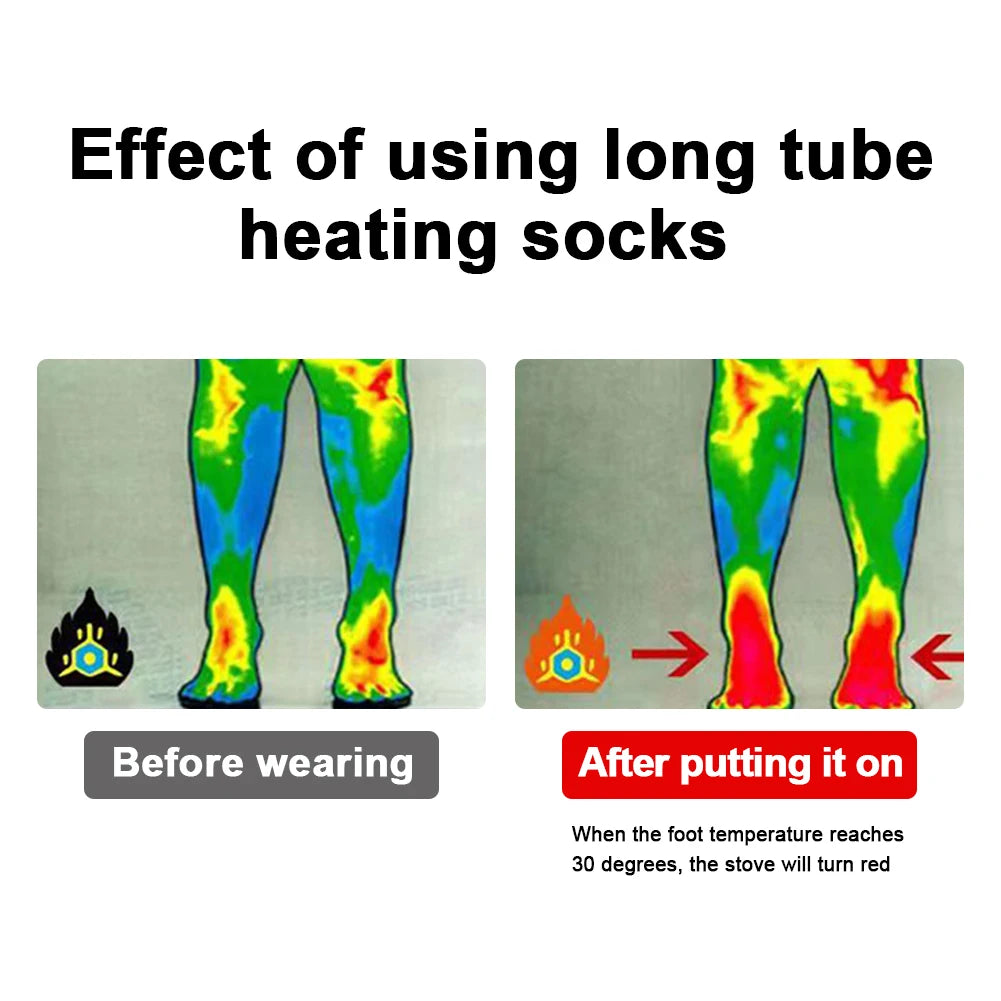 ANENG Electric Heated Socks 3 Level Temperature For Cold Weather