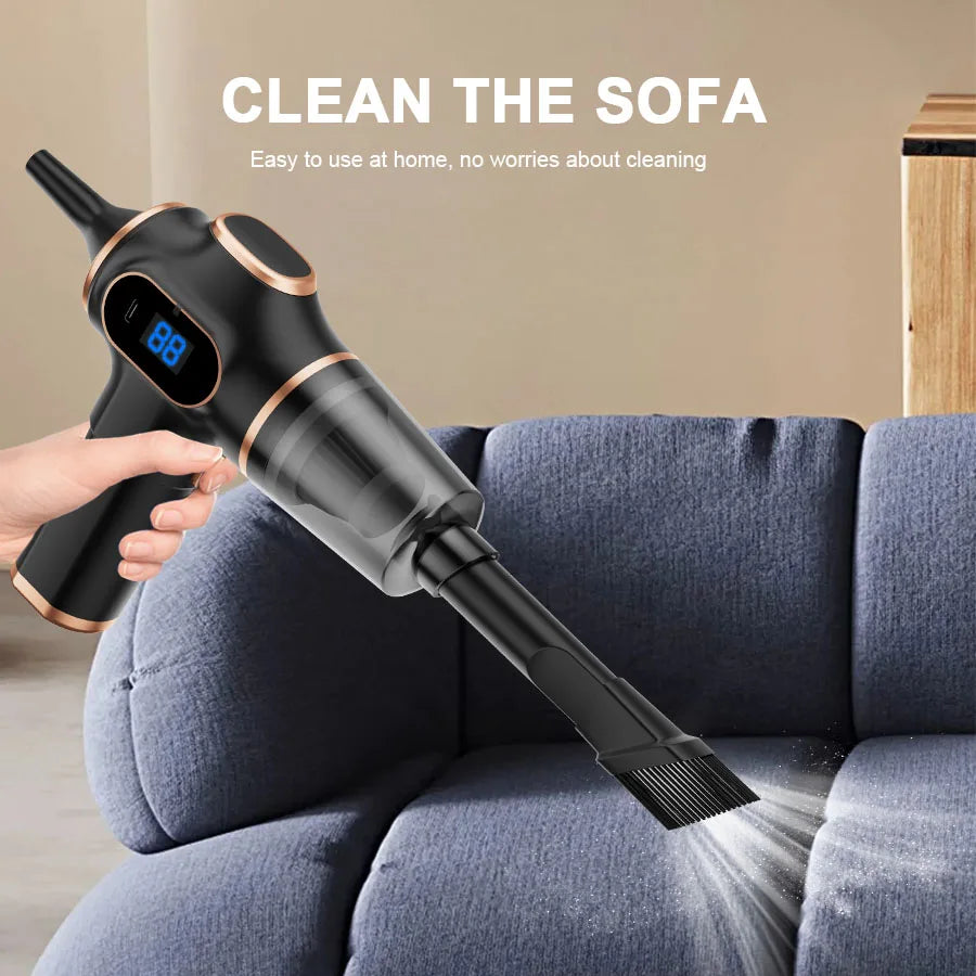 ABS Wireless Car Vacuum Cleaner High Power Cordless Home Cleaning