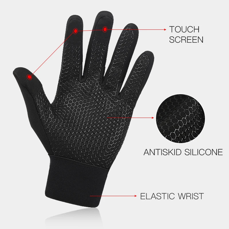 Kyncilor Winter Windproof Touchscreen Cycling Gloves For Men Women