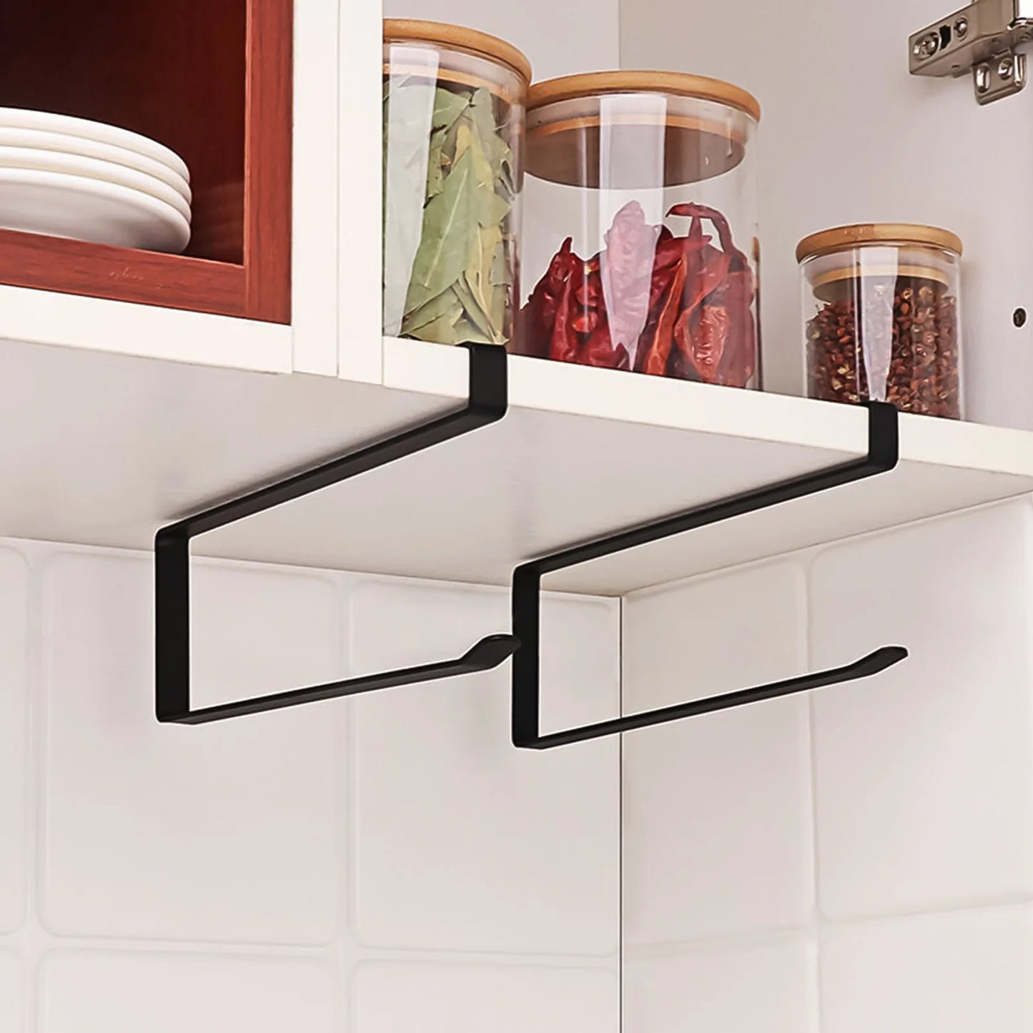 High Concerned Kitchen Paper Towel Holder Hanging Rack