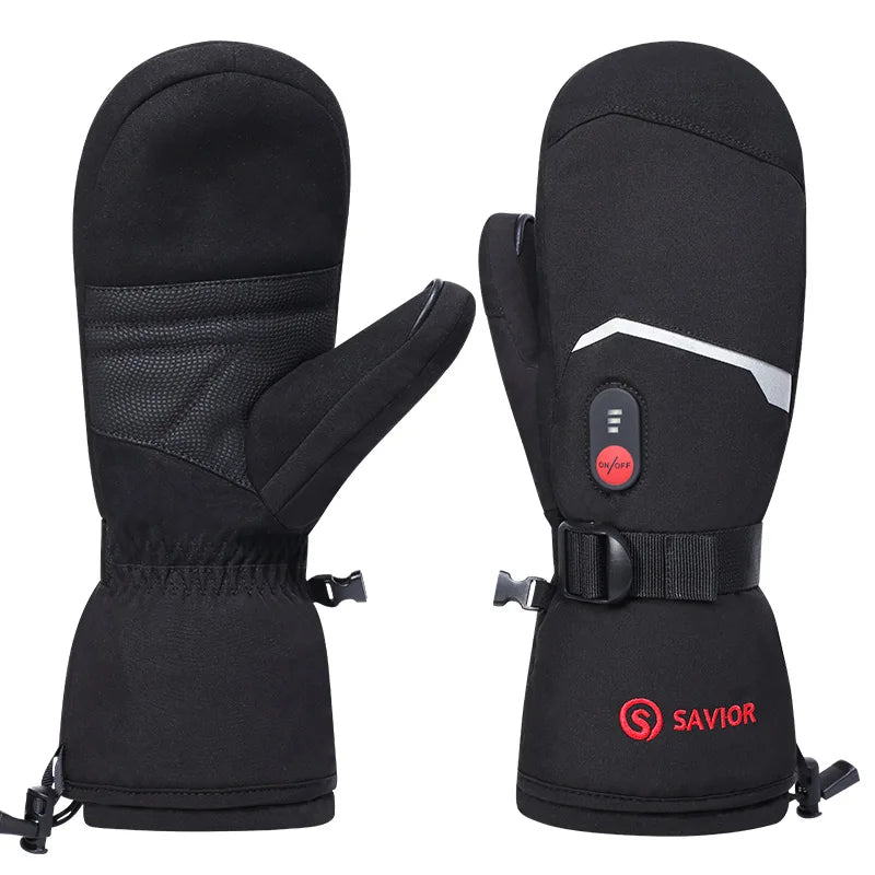 Savior Heat Heated Mittens With Rechargeable Battery For Outdoors