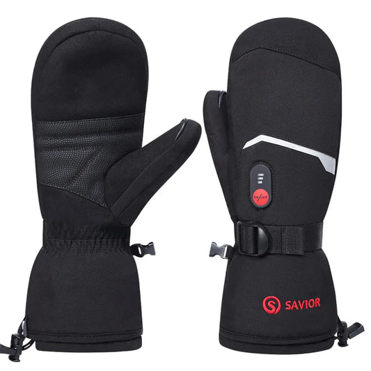 Savior Heat Heated Mittens With Rechargeable Battery For Outdoors