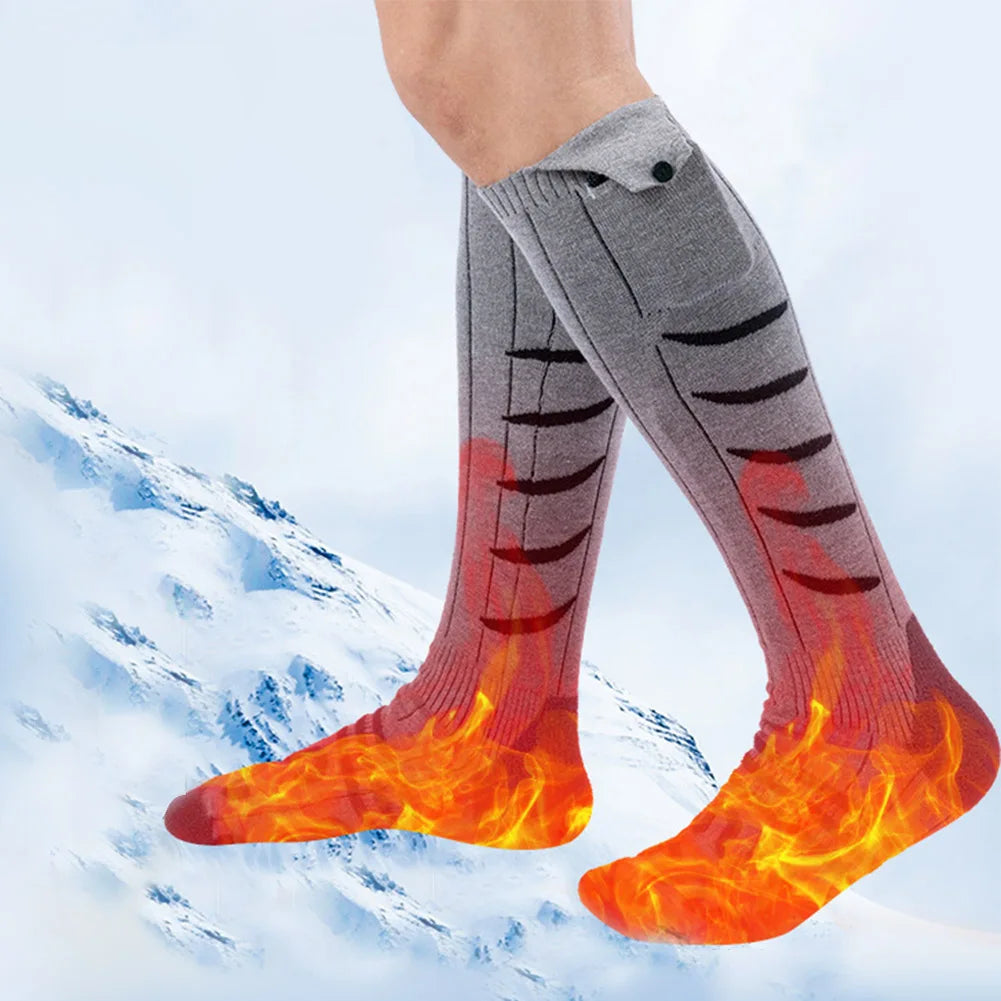 APWIKOGERH Electric Heating Socks for Winter Warmth