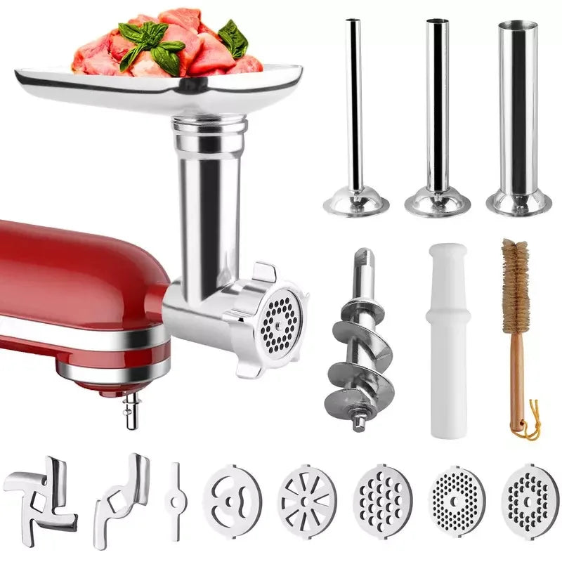 Meat And Poultry Tools Stainless Steel Grinder Attachment KitchenAid