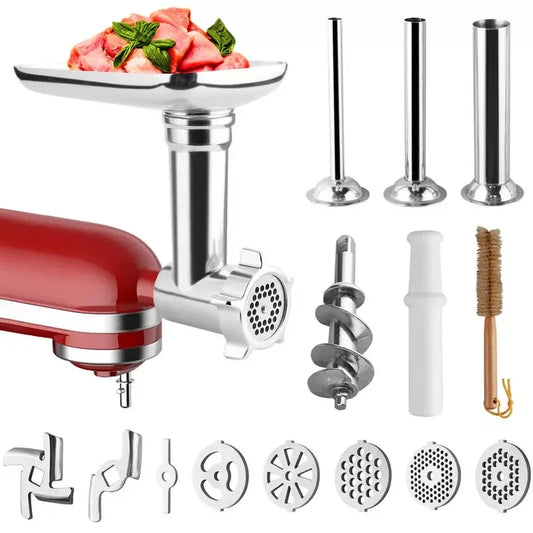 Meat And Poultry Tools Stainless Steel Grinder Attachment KitchenAid