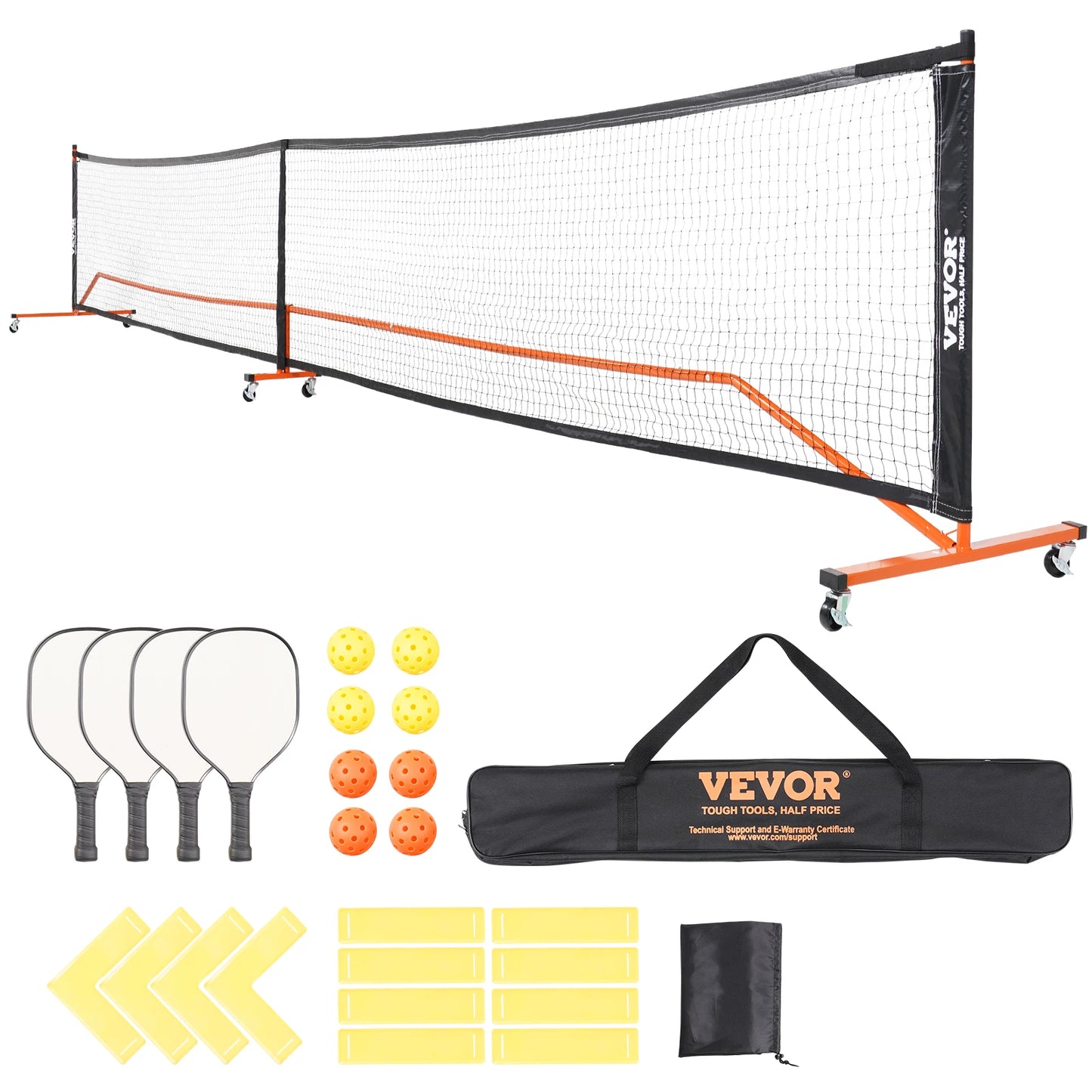 VEVOR Portable Pickleball Net System For Outdoor Courts