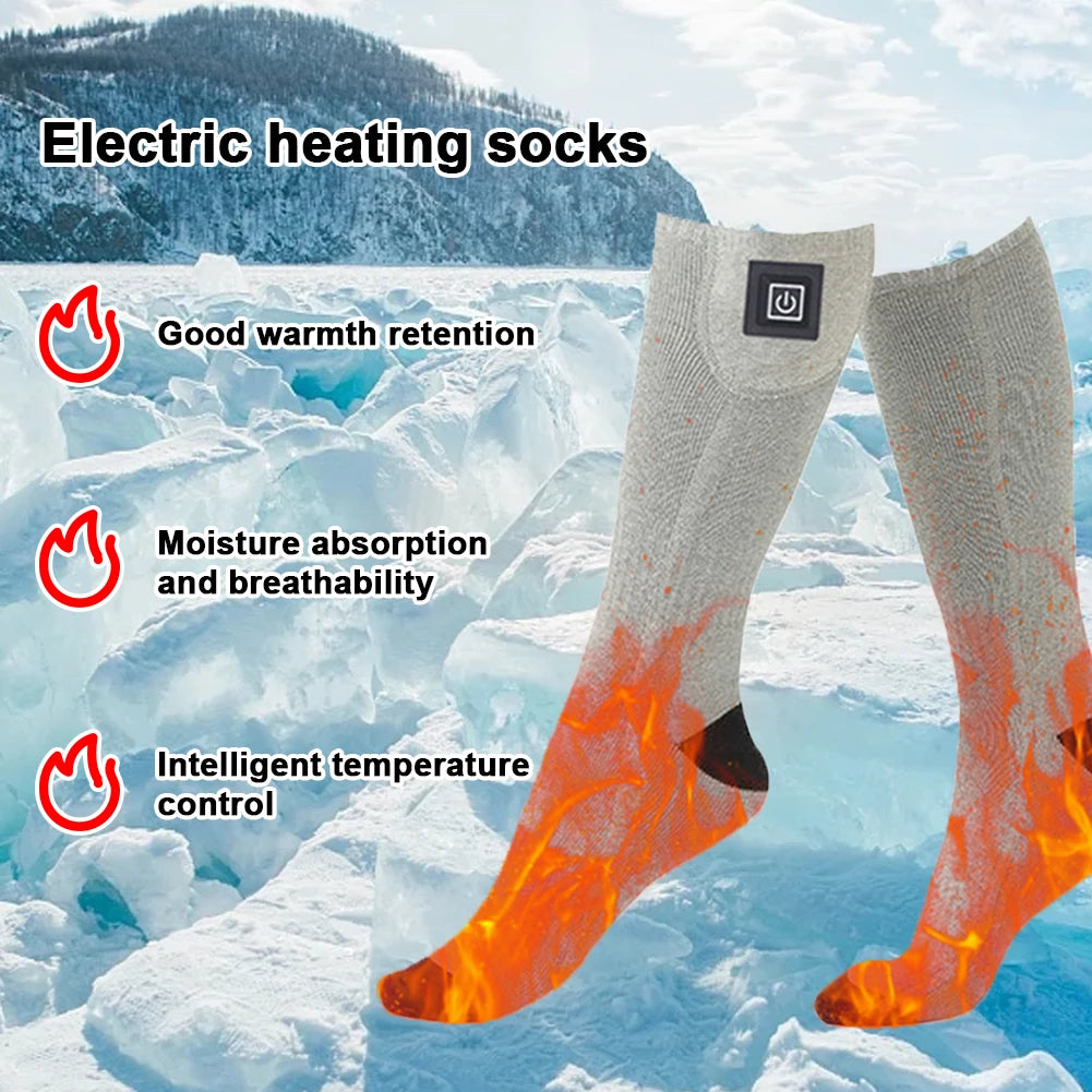 ANENG Electric Heated Socks 3 Level Temperature For Cold Weather