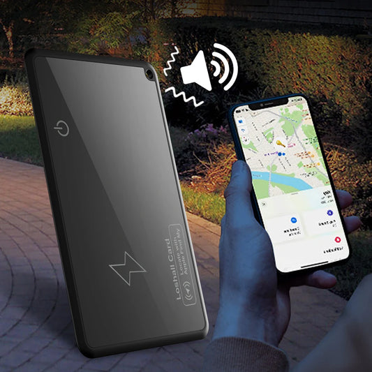 Alloet Wireless Charging Wallet Tracker Card GPS Locator