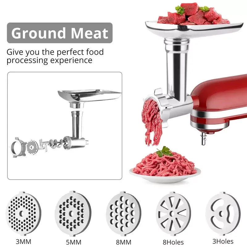 Meat And Poultry Tools Stainless Steel Grinder Attachment KitchenAid