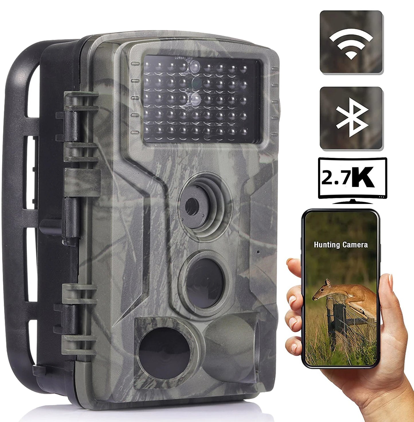Suntekcam Trail Camera 4K 2.7K Night Vision Infrared IP65