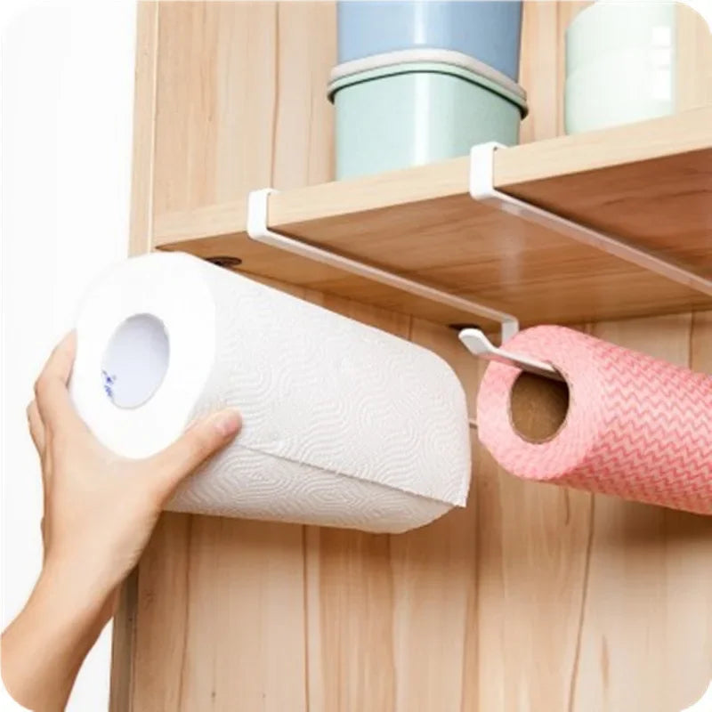 High Concerned Kitchen Paper Towel Holder Hanging Rack