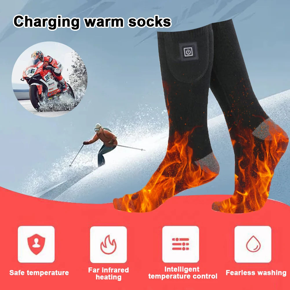 ANENG Electric Heated Socks 3 Level Temperature For Cold Weather