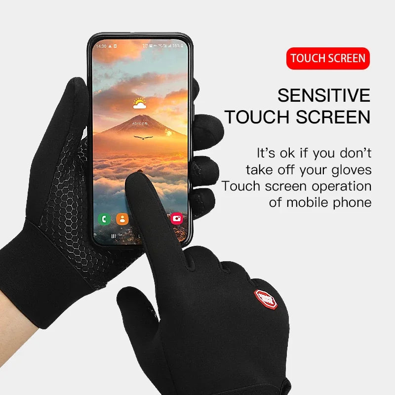 Kyncilor Winter Windproof Touchscreen Cycling Gloves For Men Women