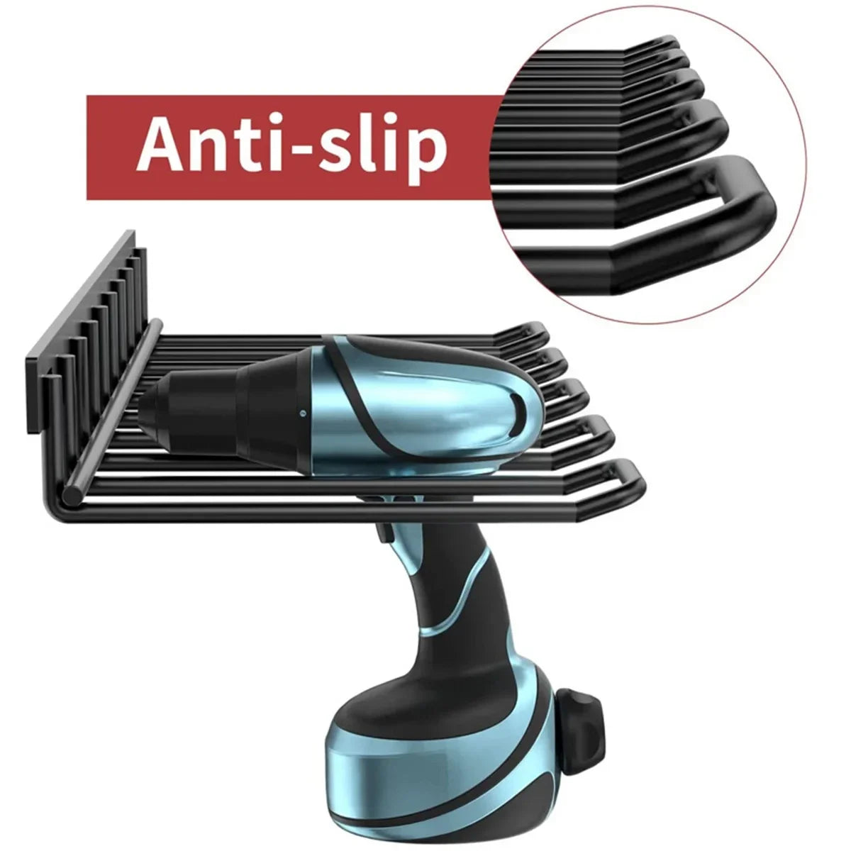 Willstar Power Tool Rack Wall Mount Drill Organizer for Tools