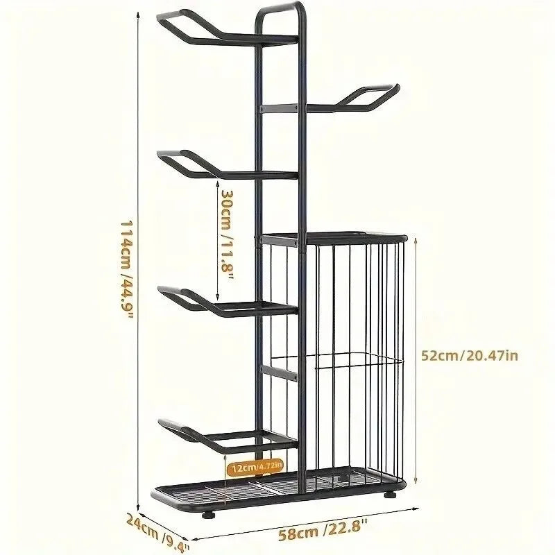 High Concerned Multi Layer Floor Storage Rack For Toy Organization