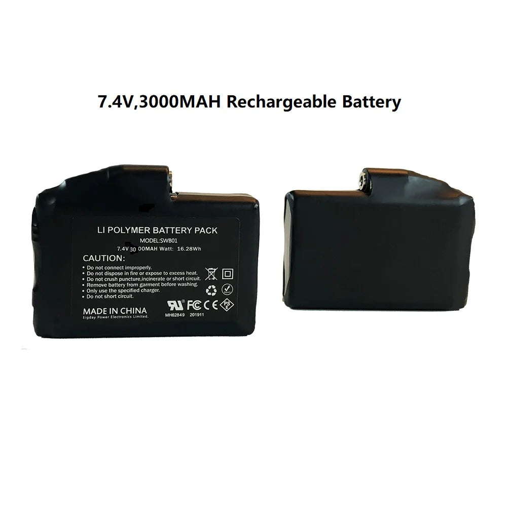 Snow Deer Rechargeable Battery Charger For Heated Gear 7.4V 2200mAh