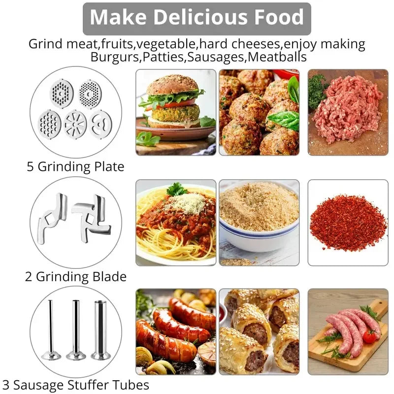 Meat And Poultry Tools Stainless Steel Grinder Attachment KitchenAid