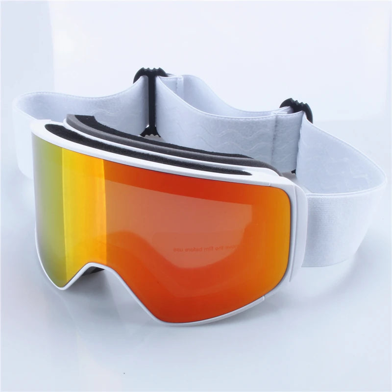 Frame Magnetic Lens Snow Goggles Ultraviolet Protection for Skiing
