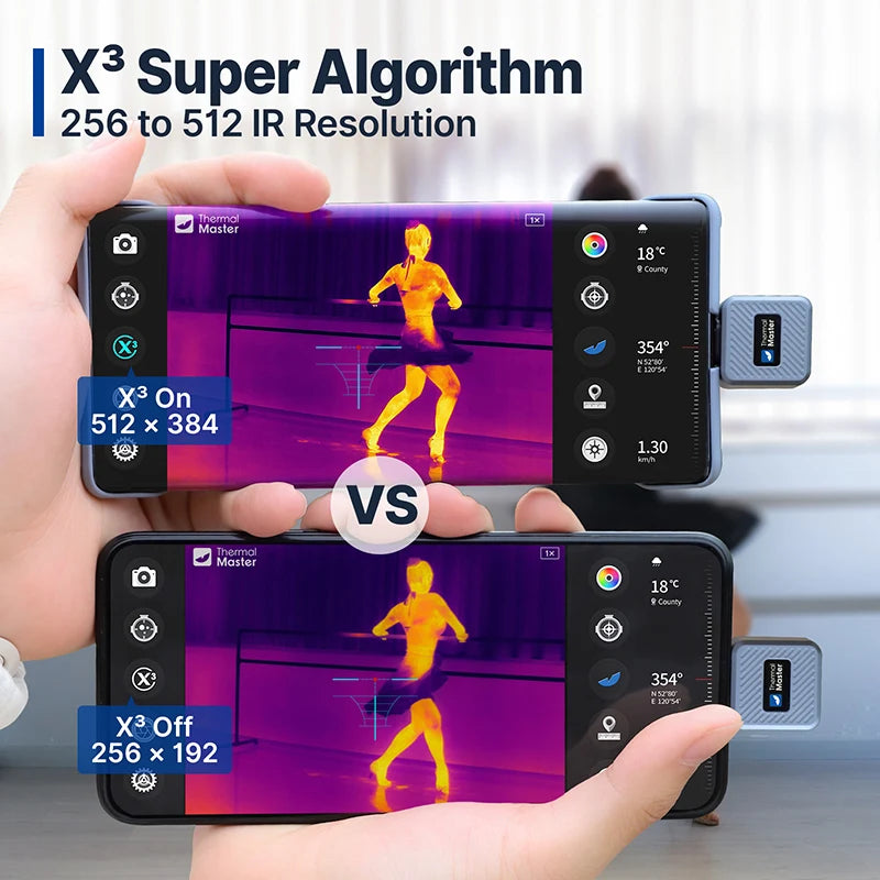 984 Yards Thermal Monocular 50Hz Night Vision Telescope Infrared Thermal Imaging Camera Hunting