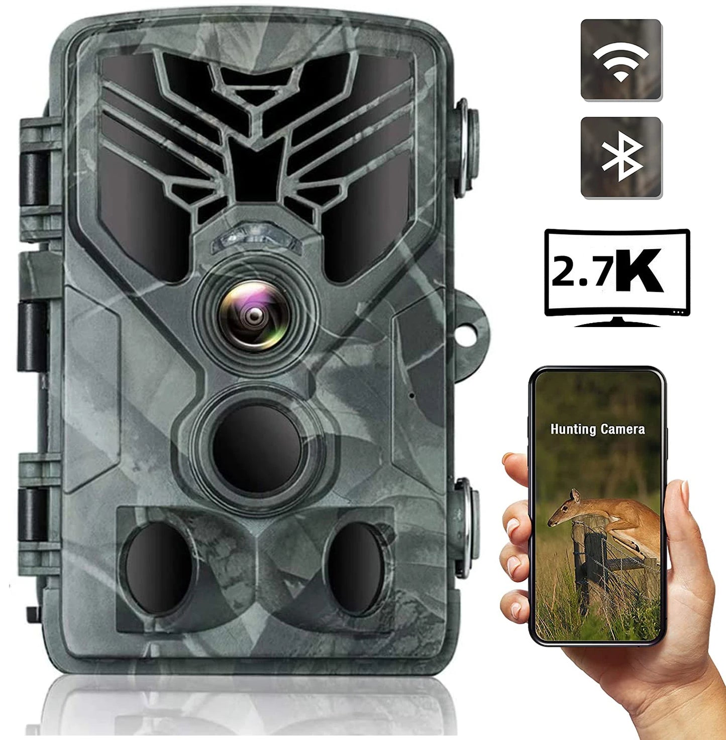 Suntekcam Trail Camera 4K 2.7K Night Vision Infrared IP65