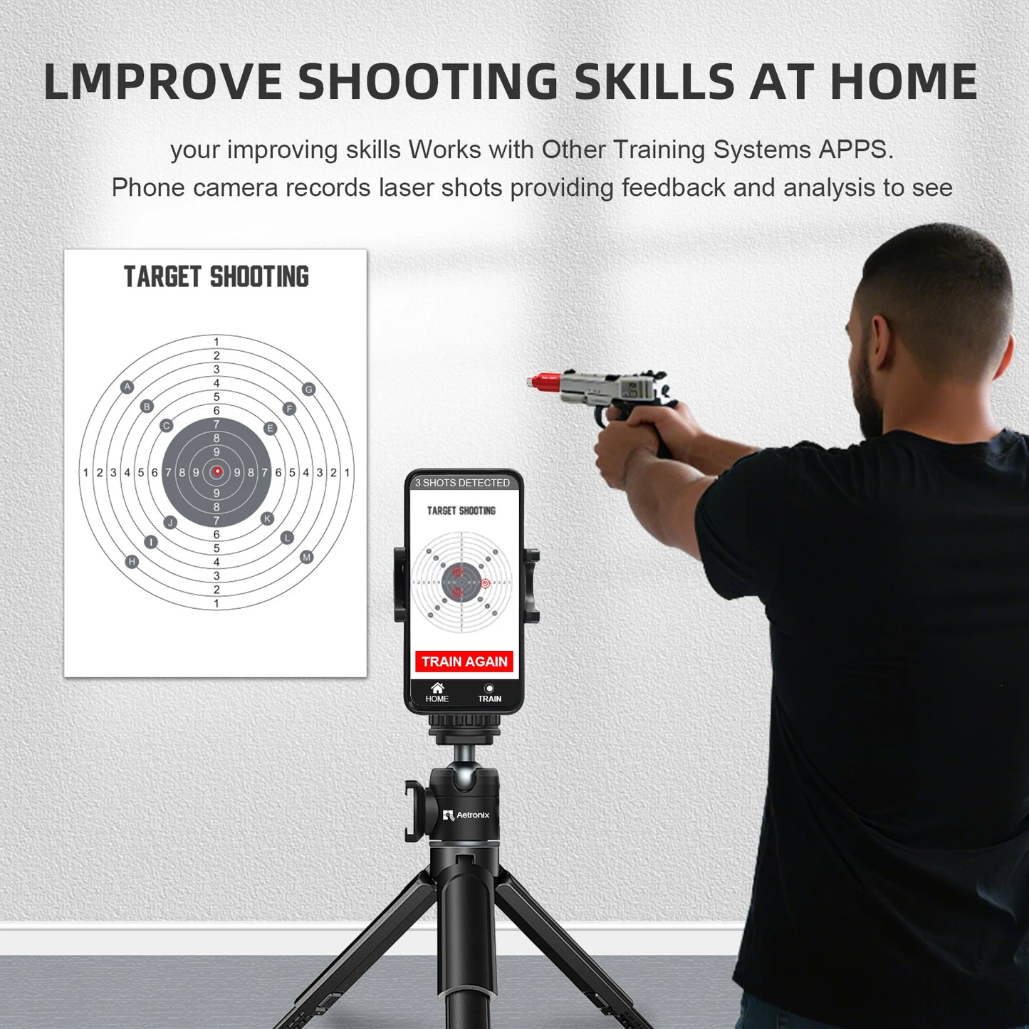 Laser Training Tool by High-concerned for Pistol and Rifle