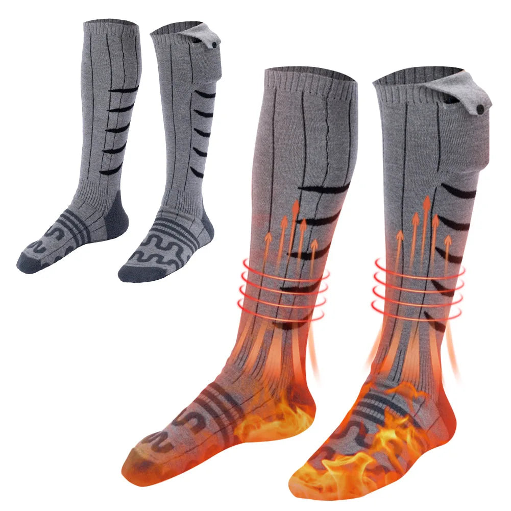 APWIKOGERH Electric Heating Socks for Winter Warmth