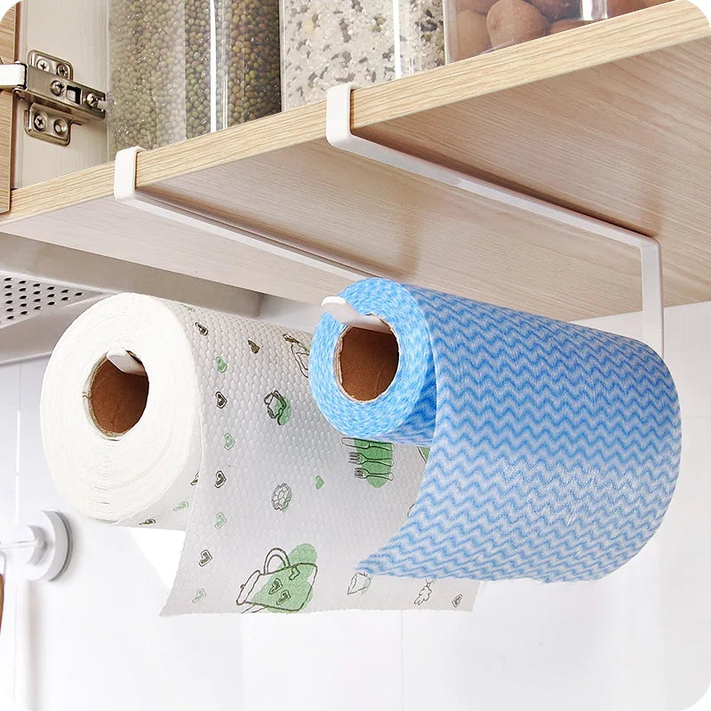 High Concerned Kitchen Paper Towel Holder Hanging Rack