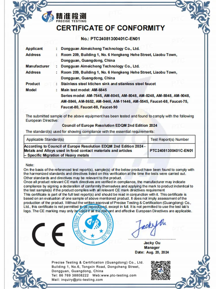 Stainless Steel Waterfall Kitchen Sink With Digital Display