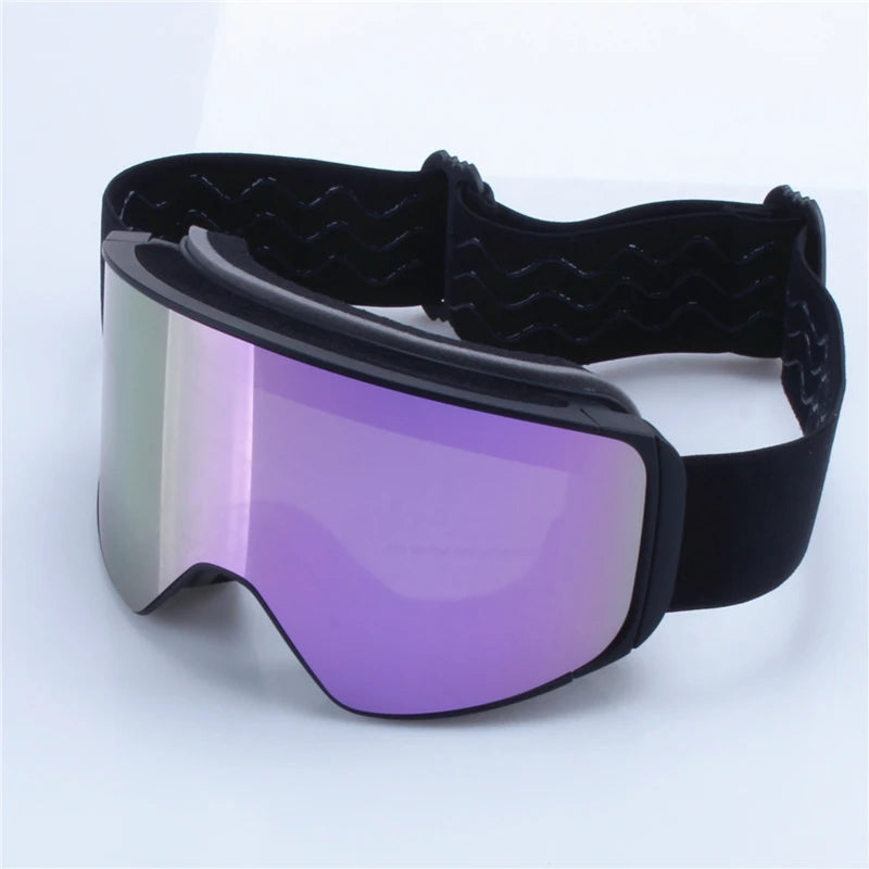 Frame Magnetic Lens Snow Goggles Ultraviolet Protection for Skiing