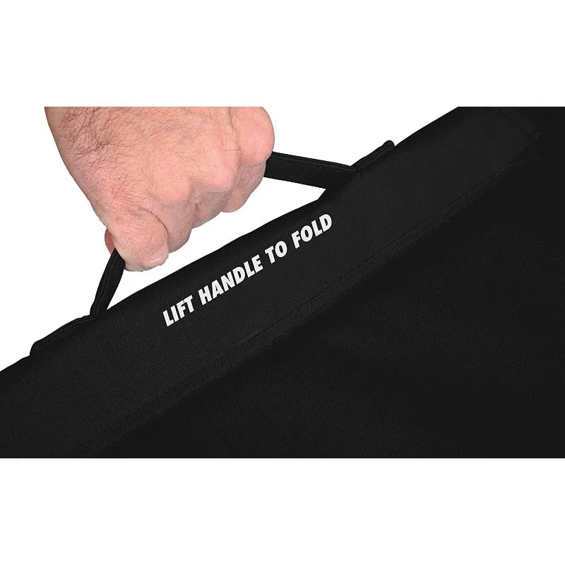 GCI Outdoor Freestyle Rocker XL Heavy Duty Folding Rocking Camping Chair, Black