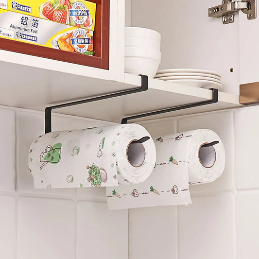 High Concerned Kitchen Paper Towel Holder Hanging Rack