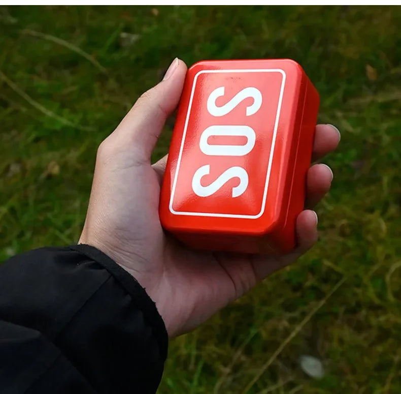 First Aid Kit Pouch Supplied full set Molle To Configure Survival kit Outdoor Emergency Kit Portable Iron Metal Small Container