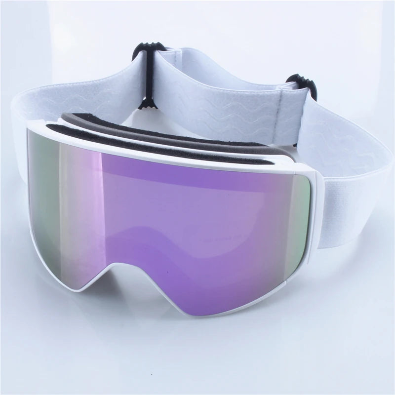 Frame Magnetic Lens Snow Goggles Ultraviolet Protection for Skiing