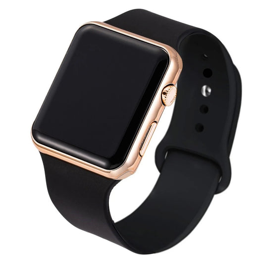 JBAIL Digital Watches Square LED Sports Silicone Strap