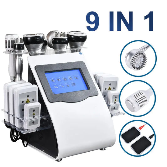 Amilibeauty 9 In 1 Cavitation Vacuum Slimming Machine