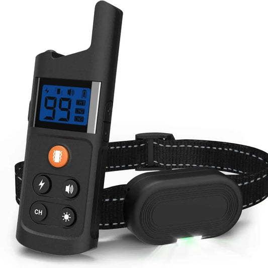 High Concerned Dog Shock Collar Waterproof With Remote Beep Vibration
