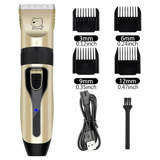 USB Rechargeable Dog Hair Clipper Grooming Trimmer
