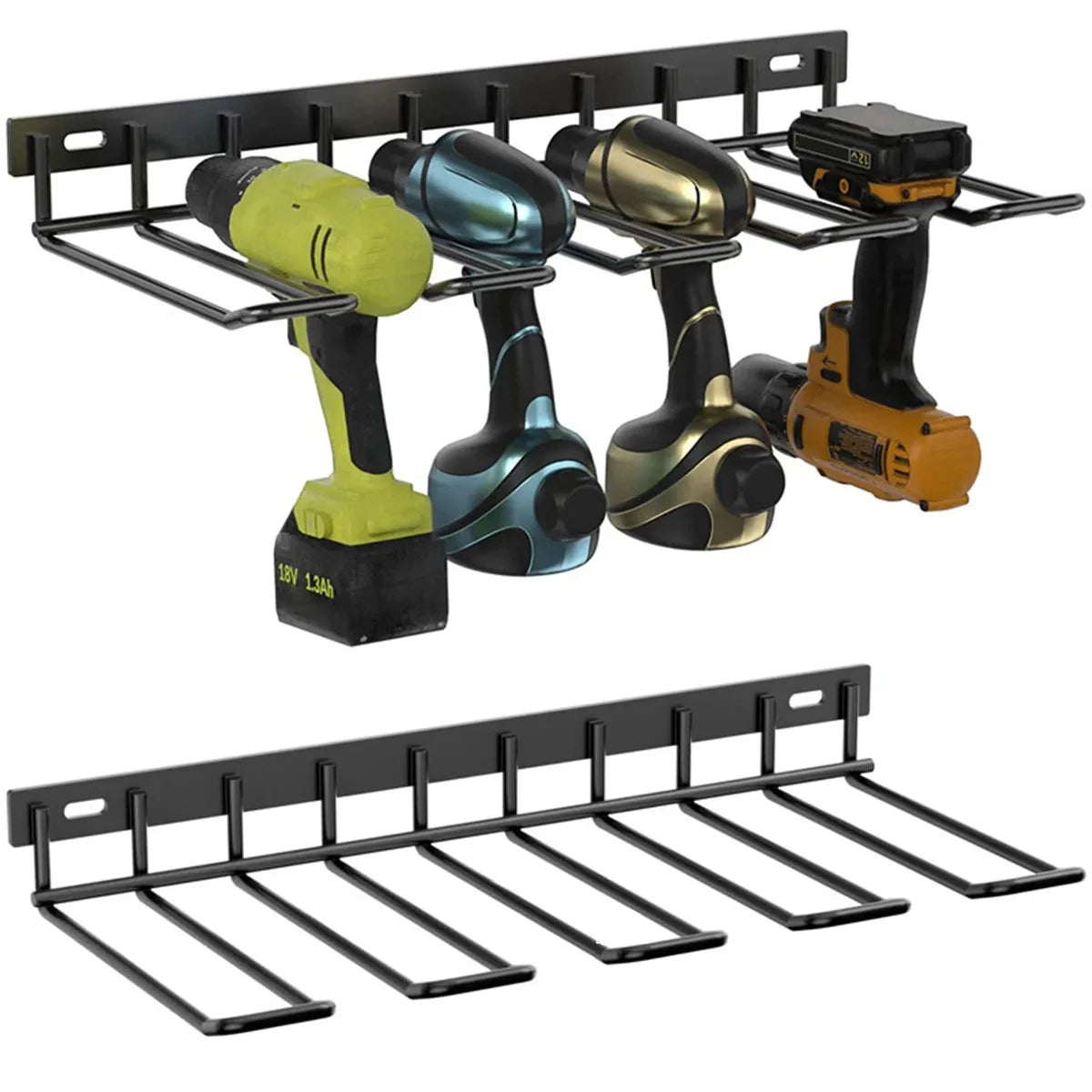 Willstar Power Tool Rack Wall Mount Drill Organizer for Tools